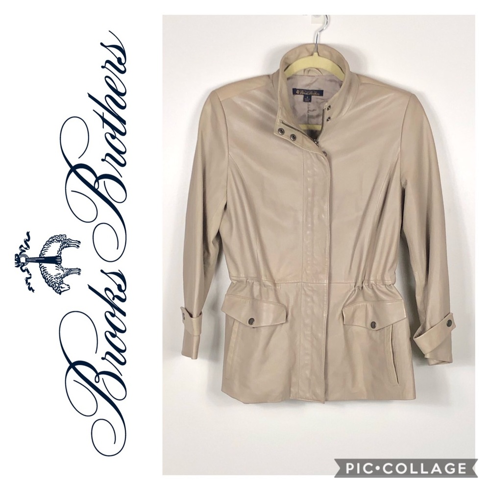 Brooks Brothers | Utility Leather Jacket~4